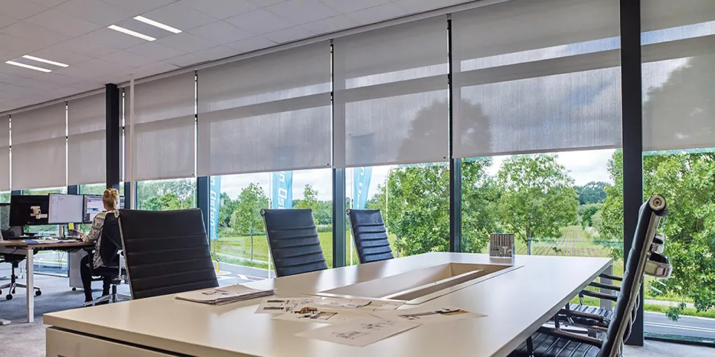 Office roller blinds