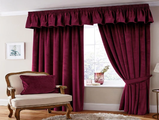 home curtains dark color