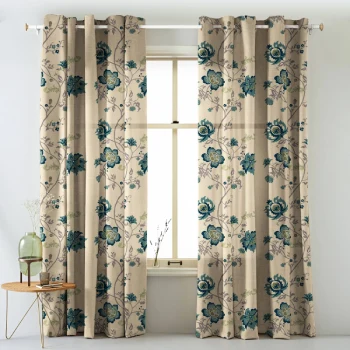 home curtains in flower design