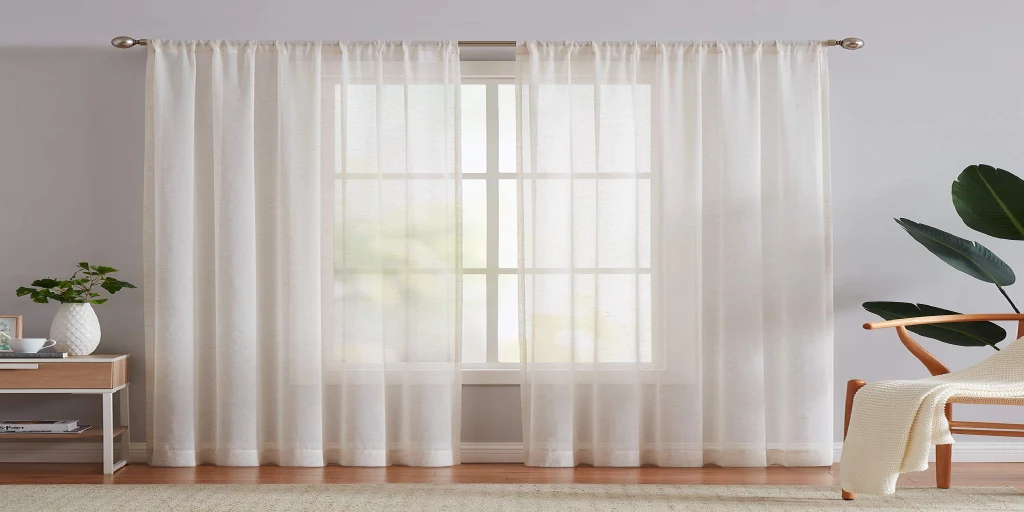 sheer curtains for home