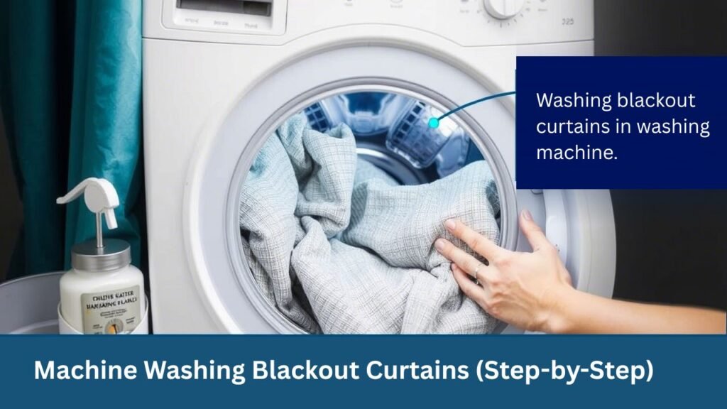 Machine Washing Blackout Curtains (Step-by-Step)