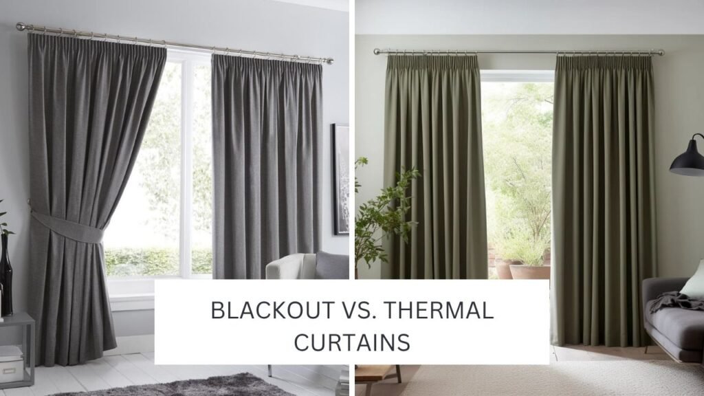 Blackout vs. Thermal Curtains What’s the Difference