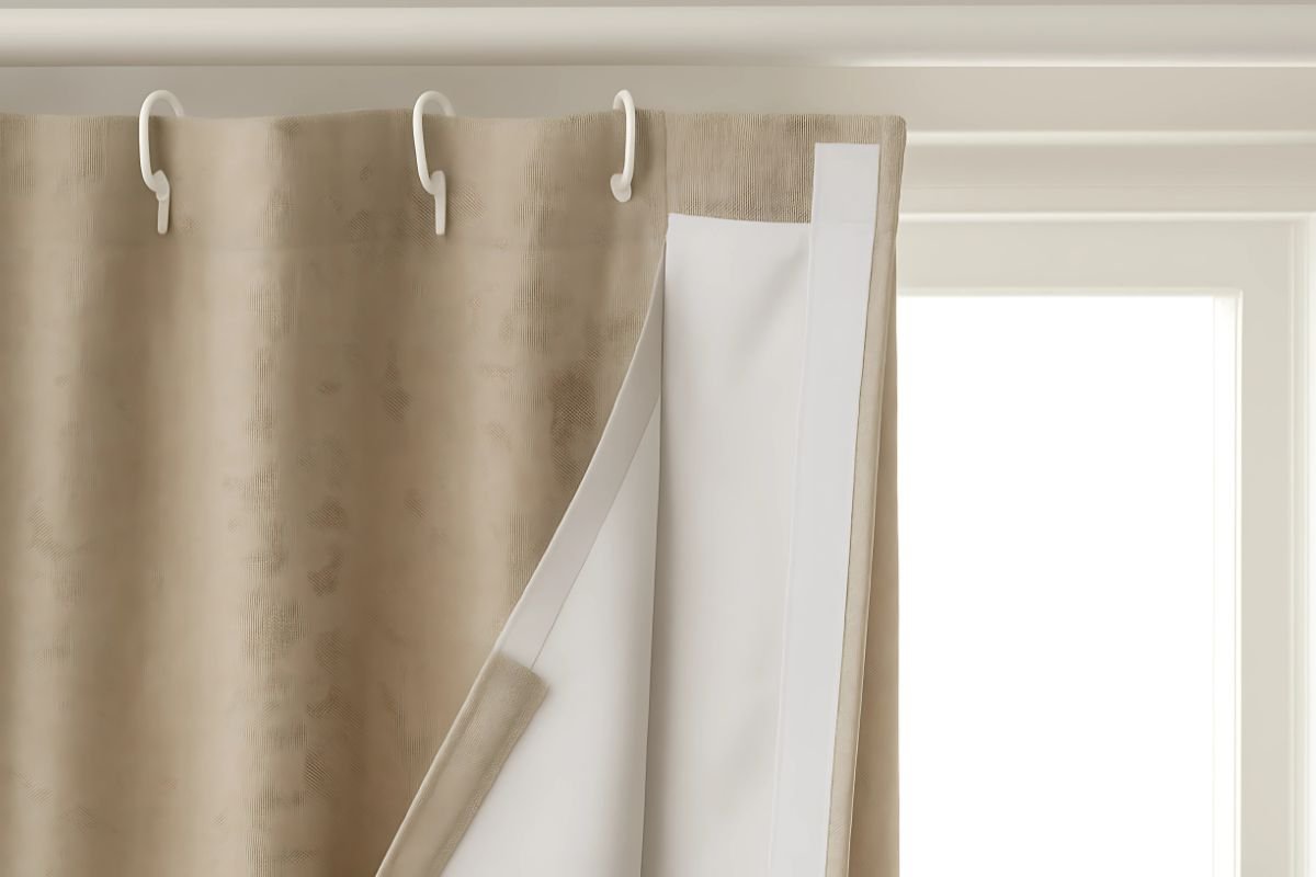 Detachable Method to Add Blackout Lining