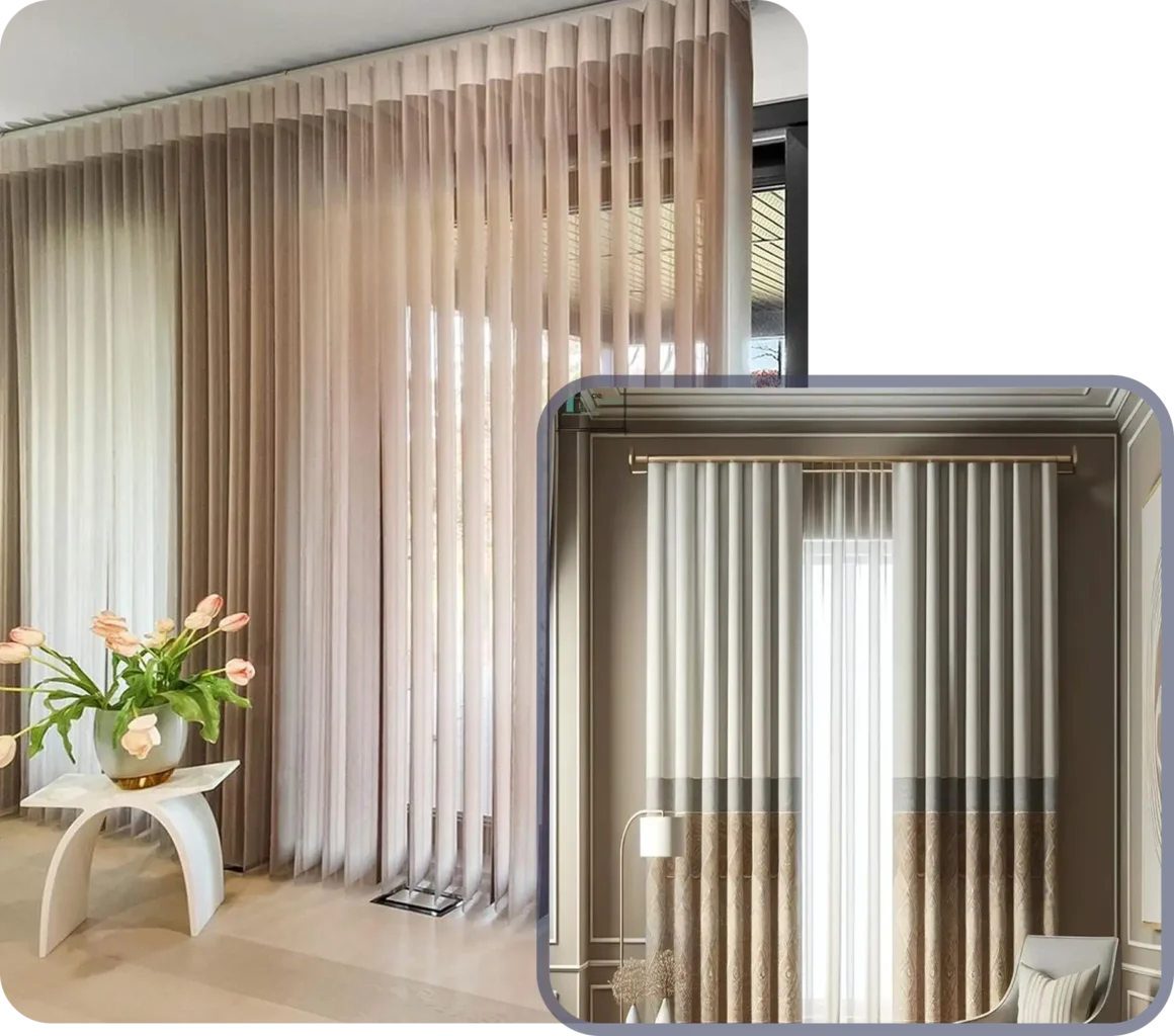 Custom Motorized Curtains