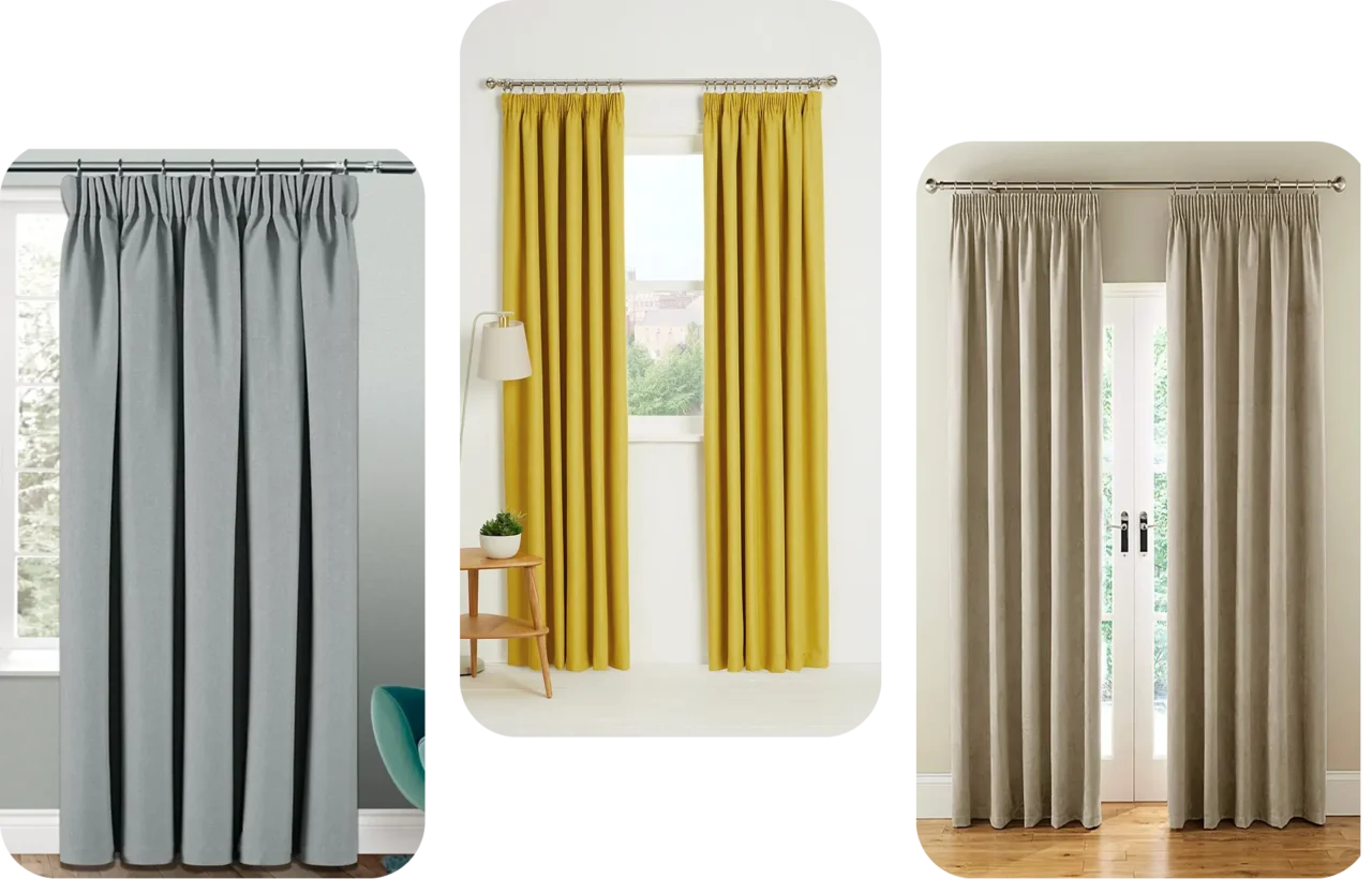 Pencil Pleat Curtains Dubai