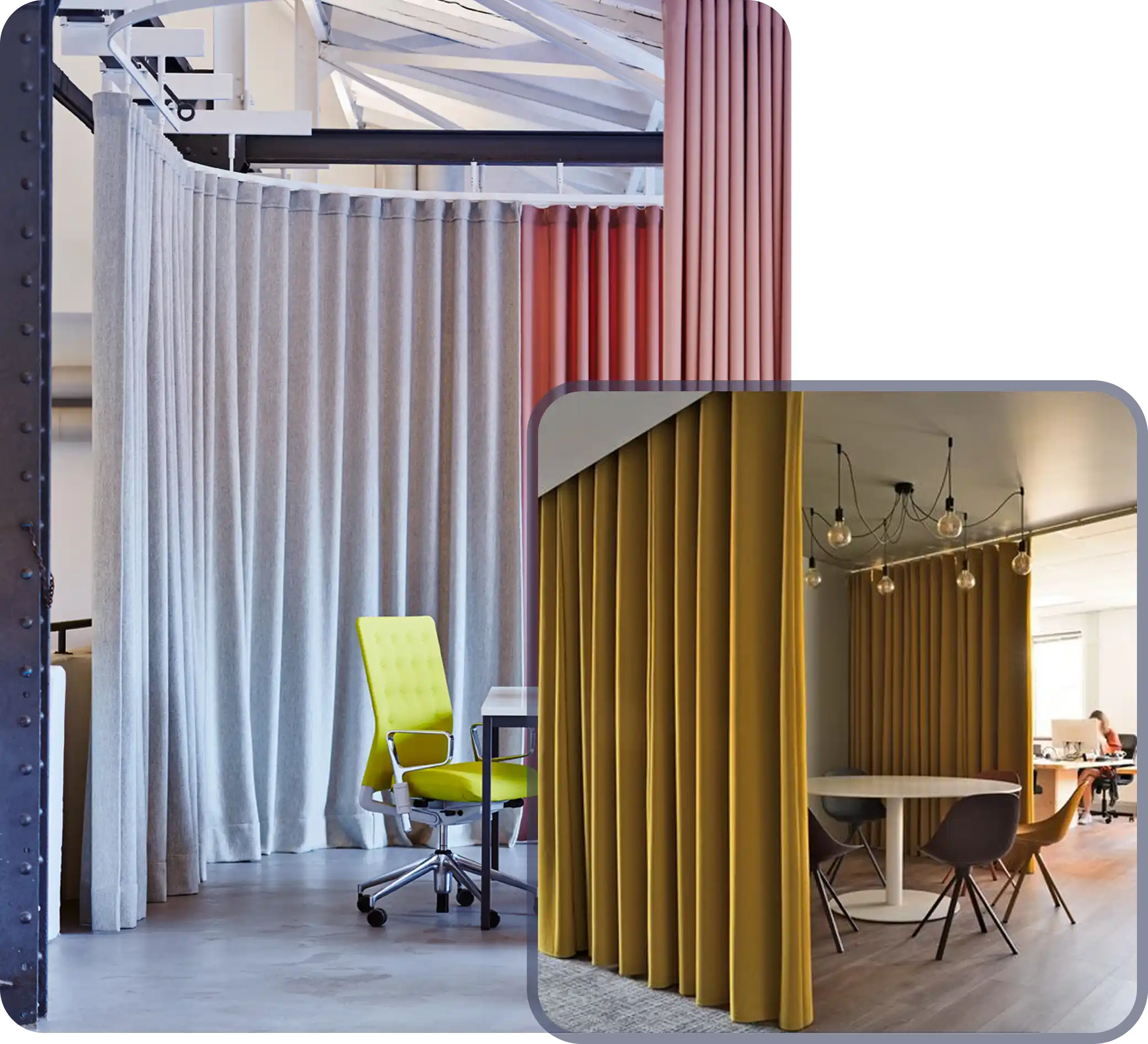 Expert office curtains fitting in Dubai