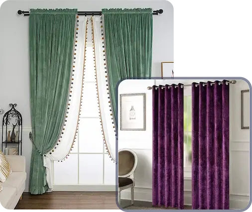 Velvet Curtains Dubai