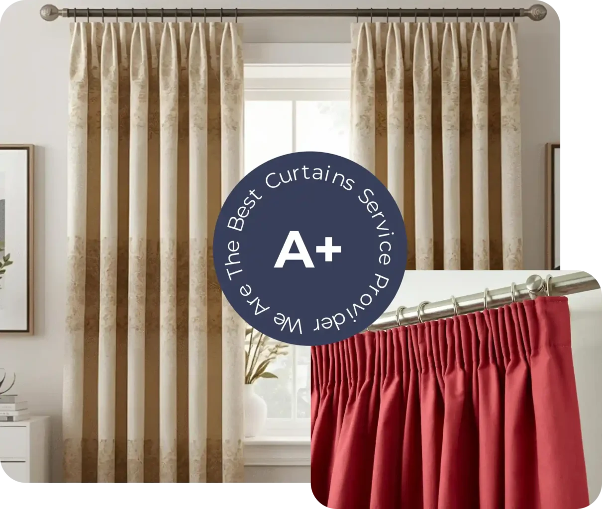 Pencil Pleat Curtains