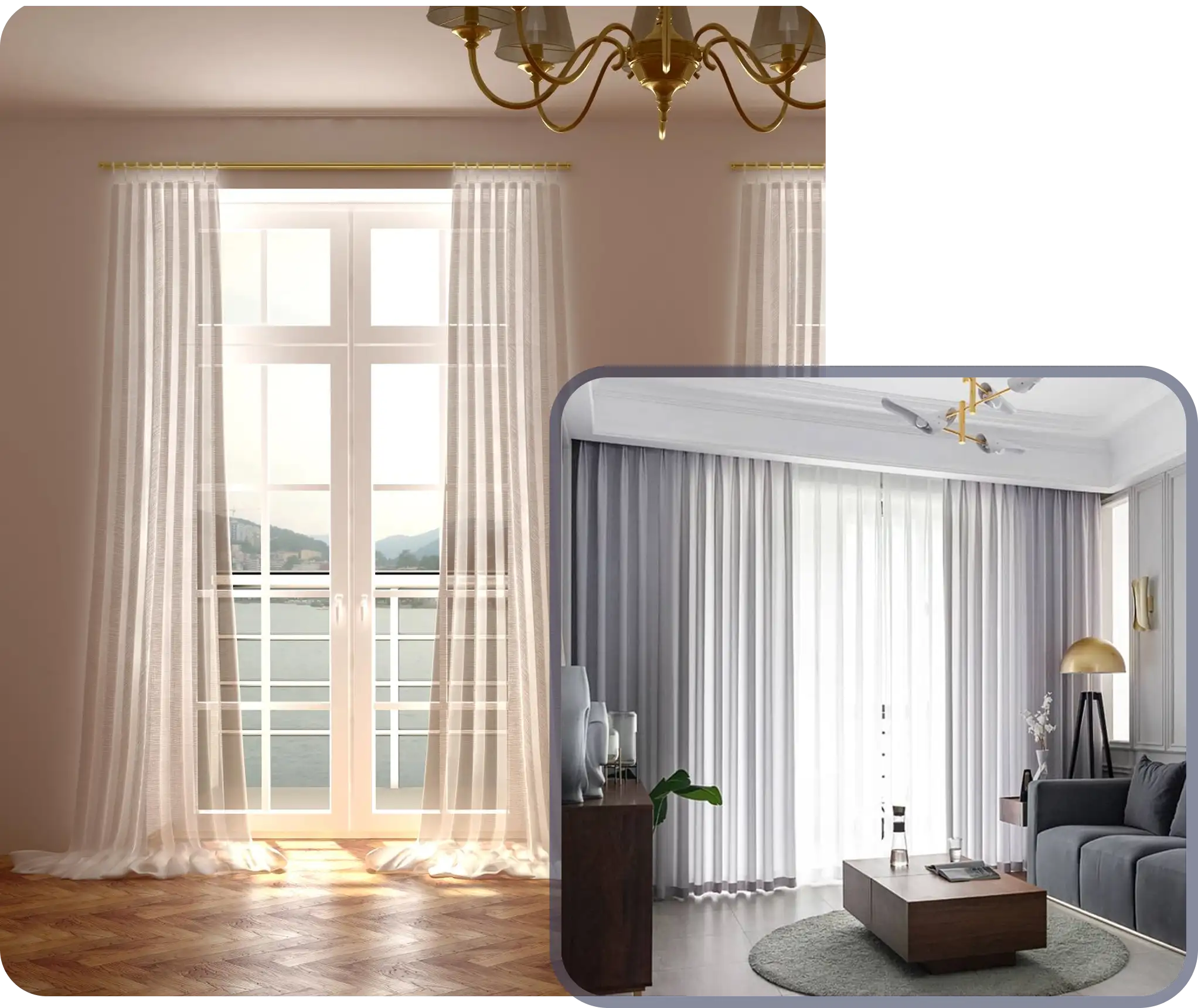 Luxury Chiffon Curtains