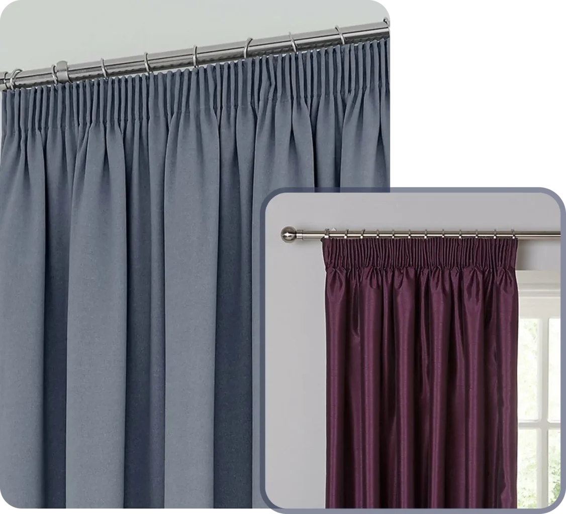 Pencil Pleat Curtain Installation​
