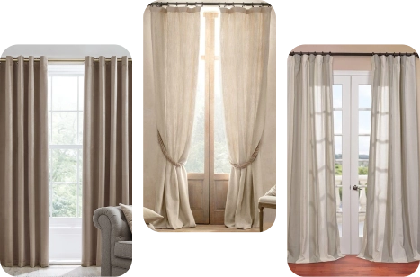 Linen Curtains Dubai