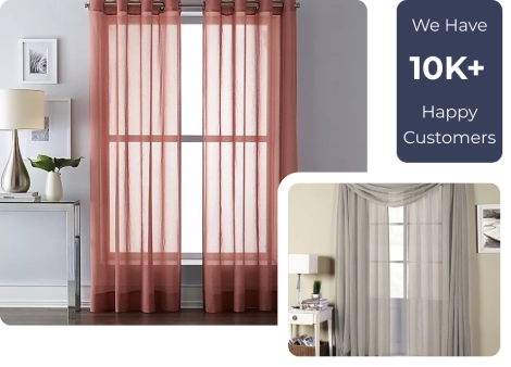 Sheer Window Curtain