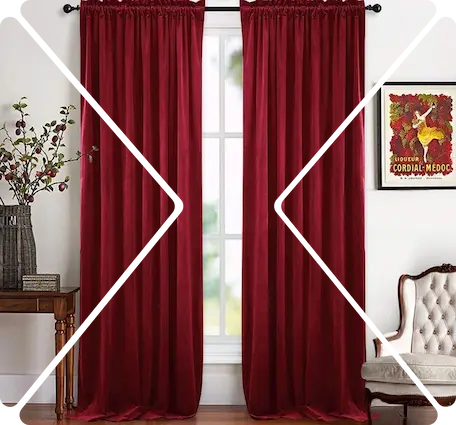 Velvet Window Curtains
