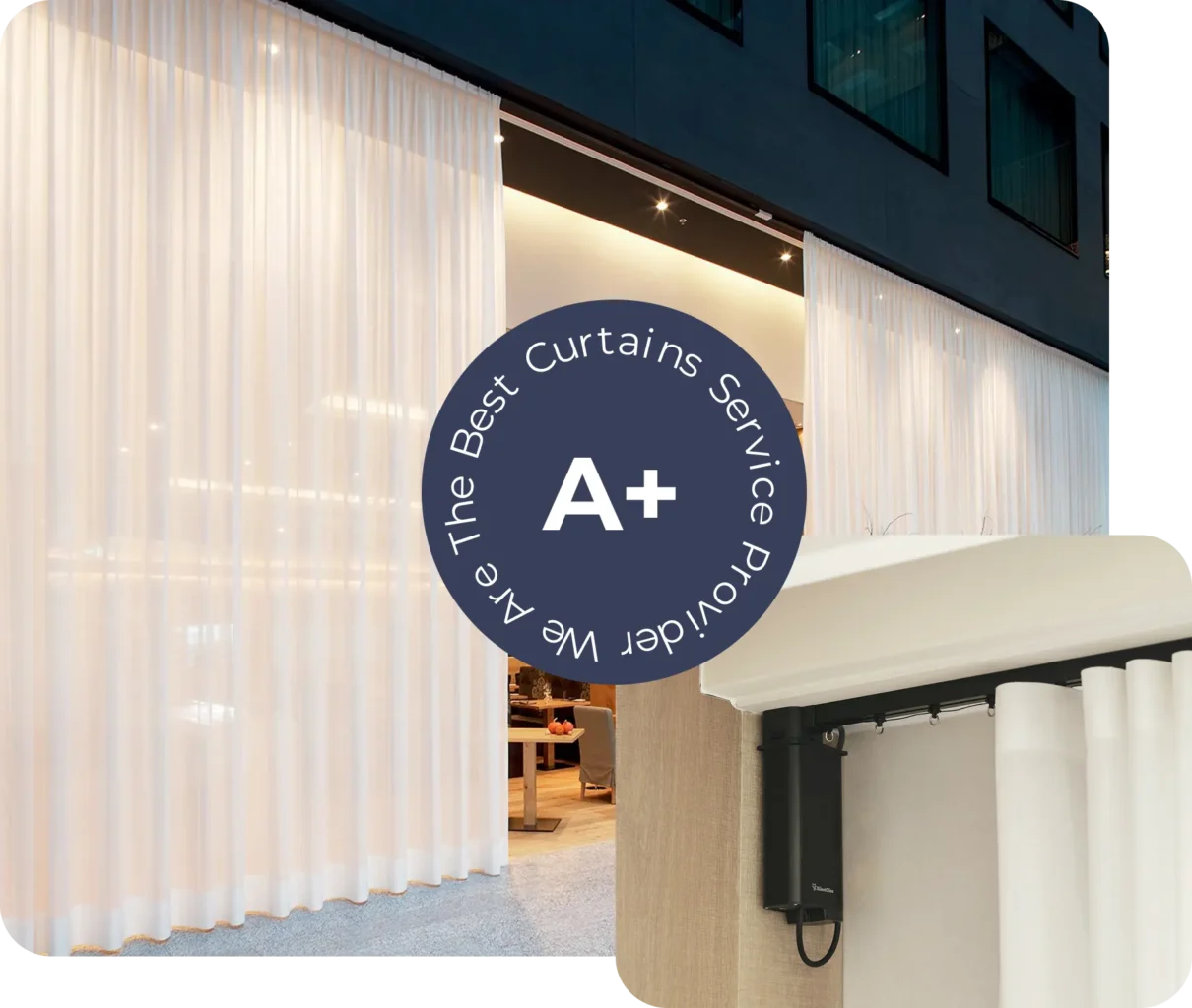 Windows Motorized Curtains Dubai