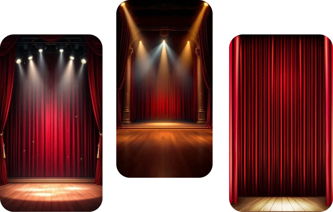 Stylish Stage Curtains