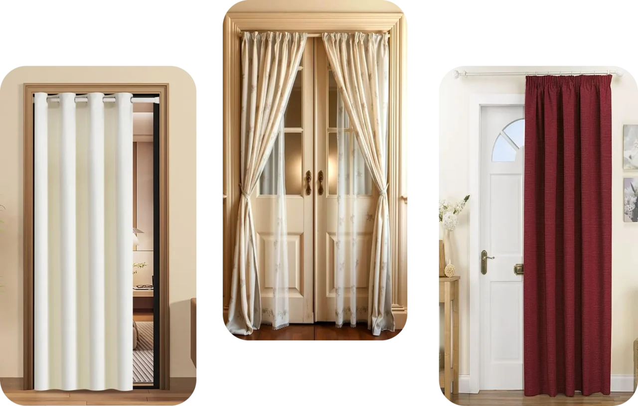 Combo of three Door Curtains
