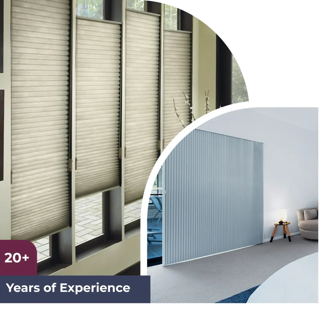 Honeycomb Blinds for Living Room