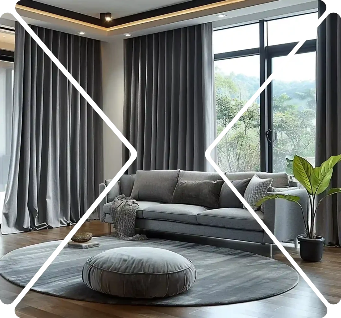 Living Room Soundproof Curtains
