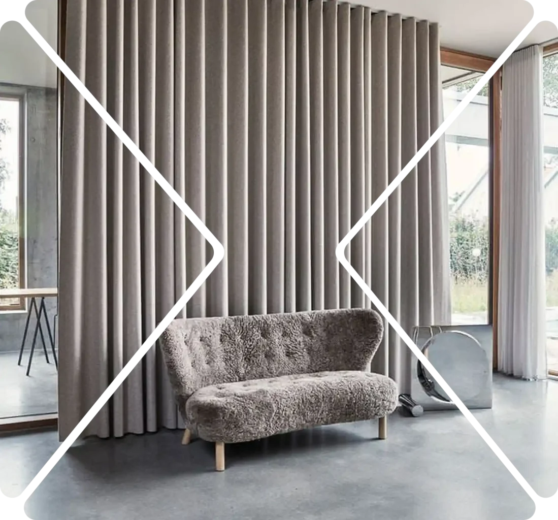 Living Room Curtains Tracks