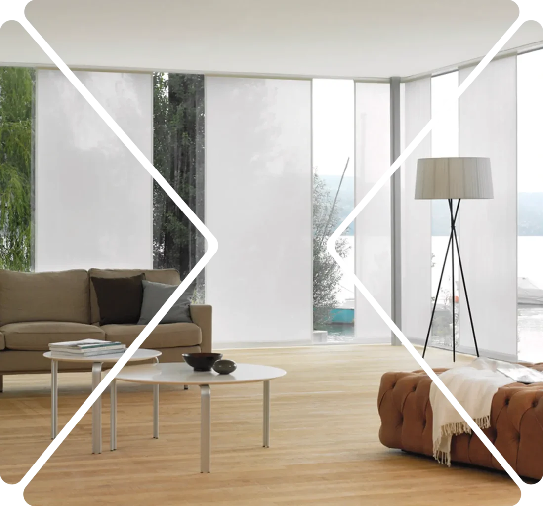 Living Room Panel Blinds