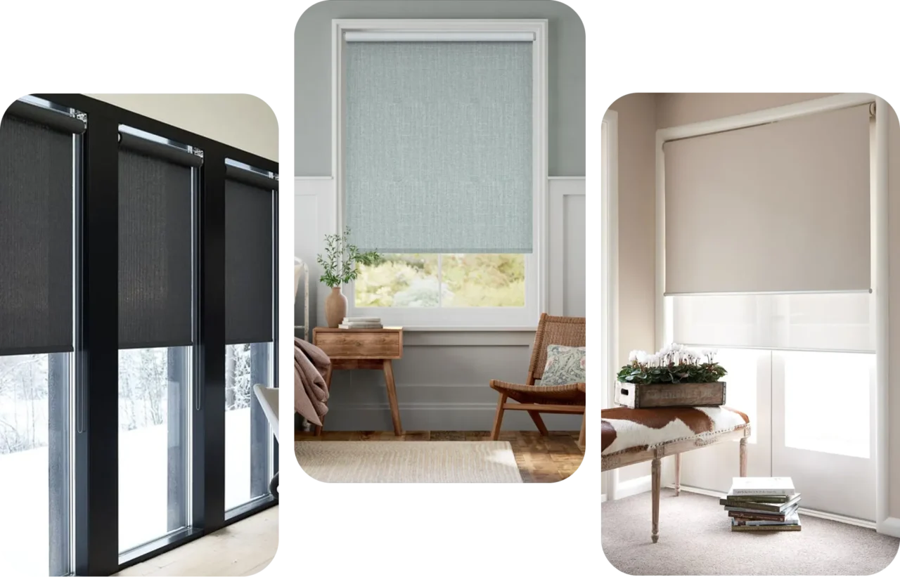 roller blinds living room