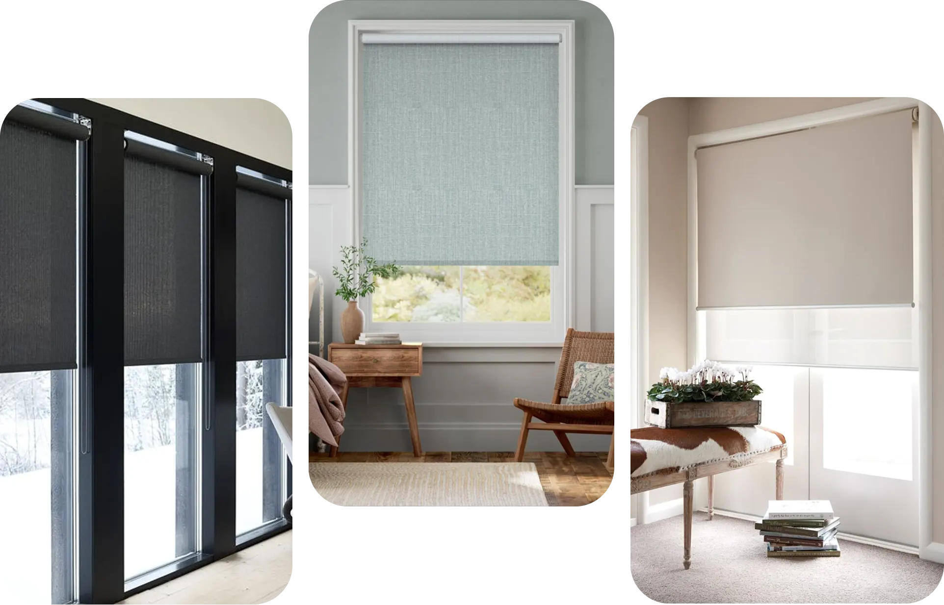 roller blinds living room