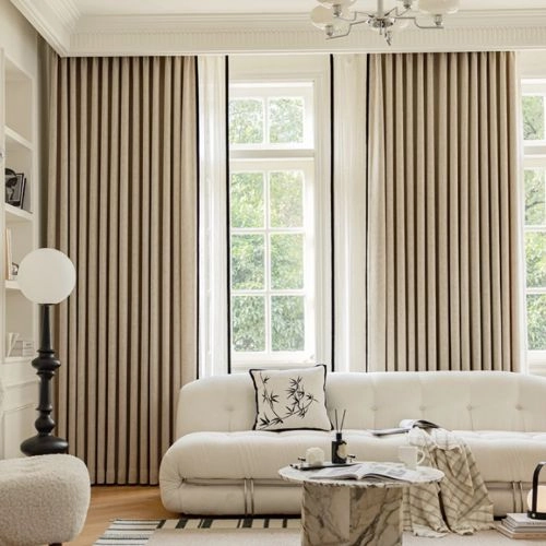 Heavyweight Soundproof Drapes Chocolate Curtains