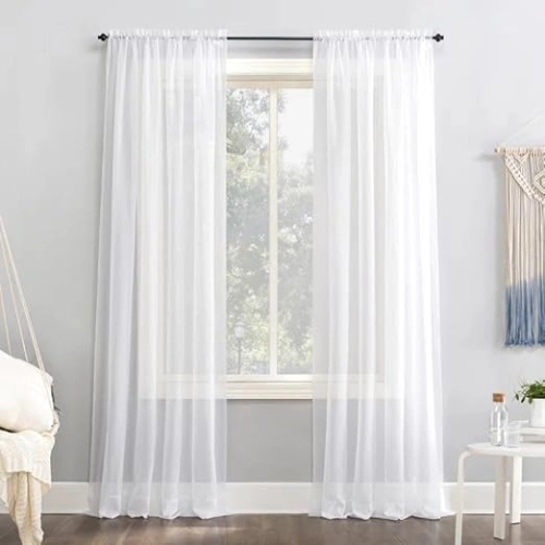 Silk Curtain: Semi-Transparent Curtain