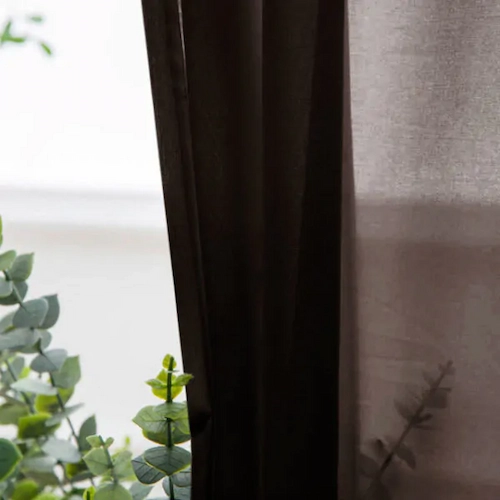 Soft Breeze Dark Chiffon Voile Curtain Dark Chiffon Voile Curtain in Dubai