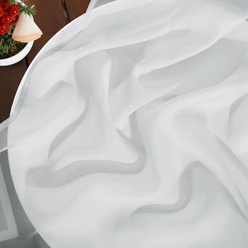 outdoor light grey voile curtain