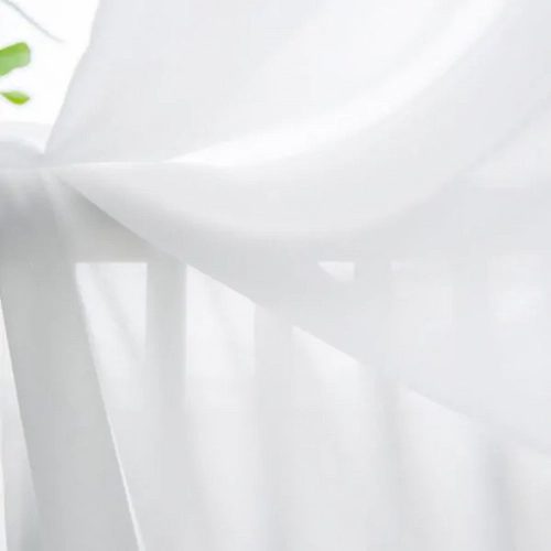 Brilliant White Chiffon Voile Curtain Brilliant White Chiffon Curtain Dubai