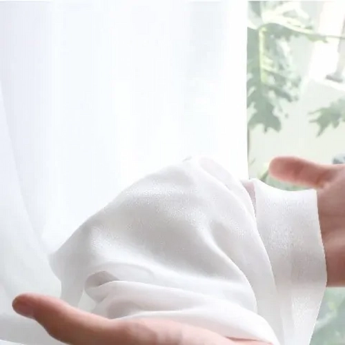 Brilliant White Chiffon Voile Curtain Brilliant White Chiffon Curtains