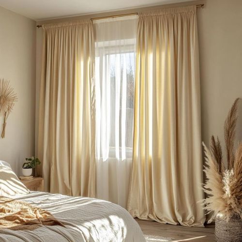Linen curtains in Dubai