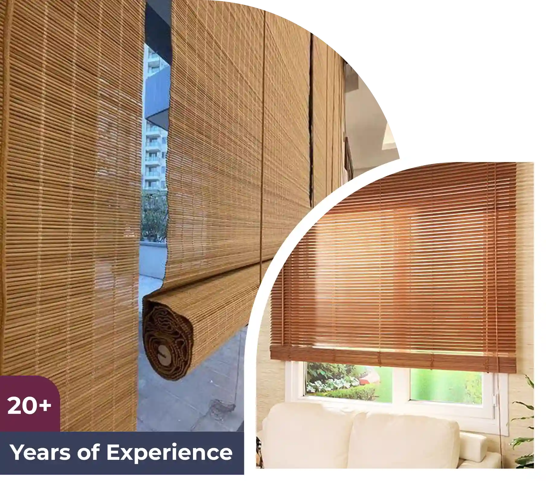 Bamboo Blinds Dubai bamboo roll-up blinds