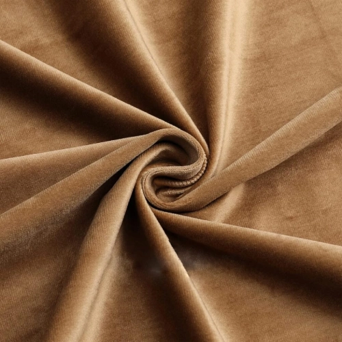 Benedeco Camel Velvet Curtains Benedeco Camel Velvet Curtain