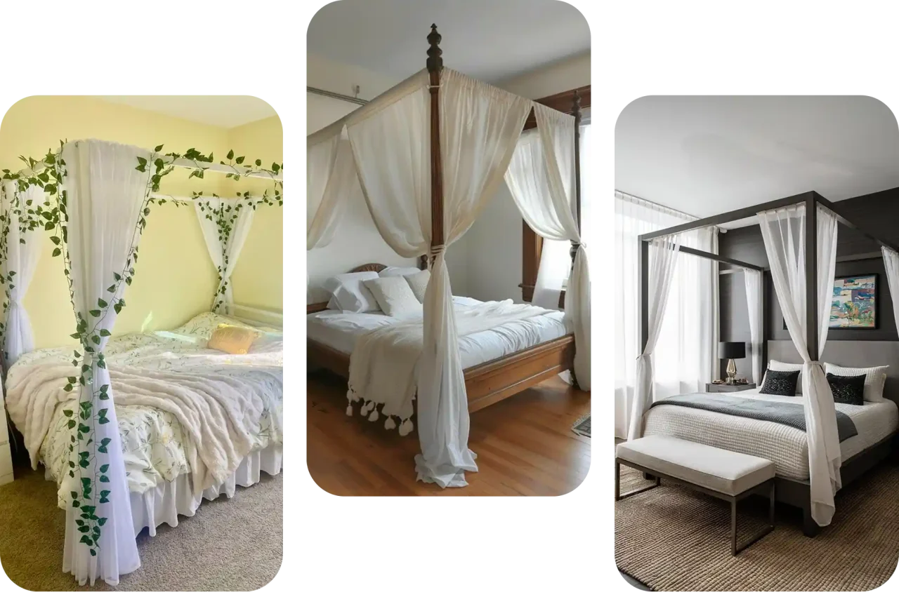 Canopy Bed Curtains Dubia