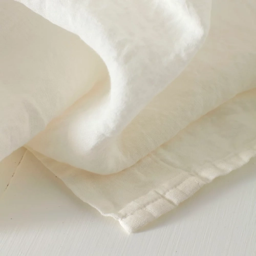 Cream 100% Linen Loop Top Curtain Cream 100% Linen Loop Top Curtains