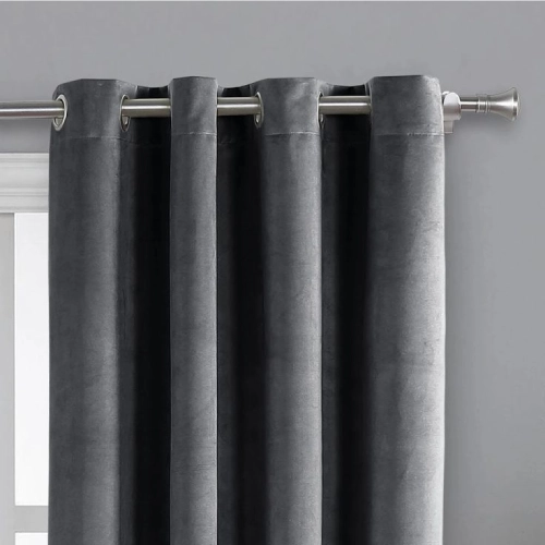 Hackney Cloud Stripe Hackney Cloud Stripe Velvet Curtain