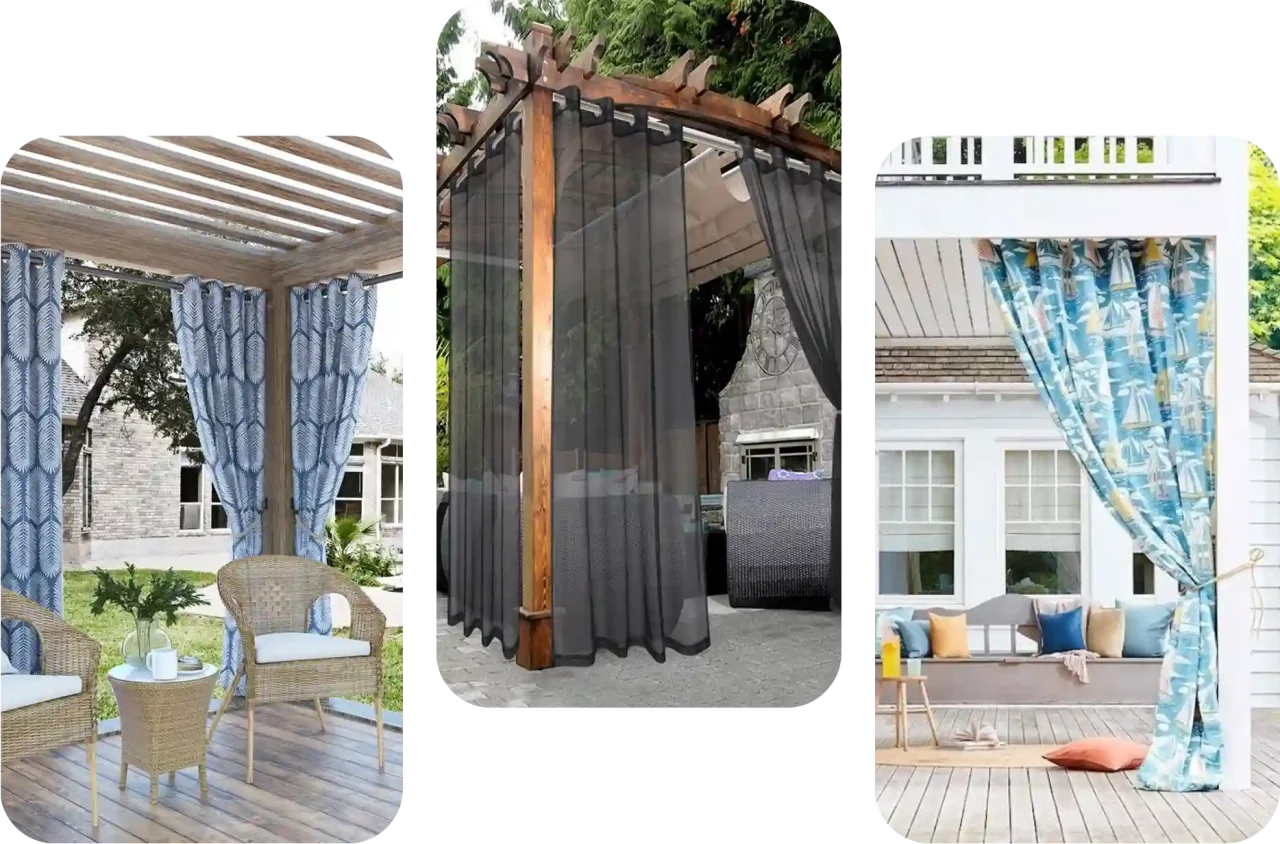 Outdoor curtains Dubai