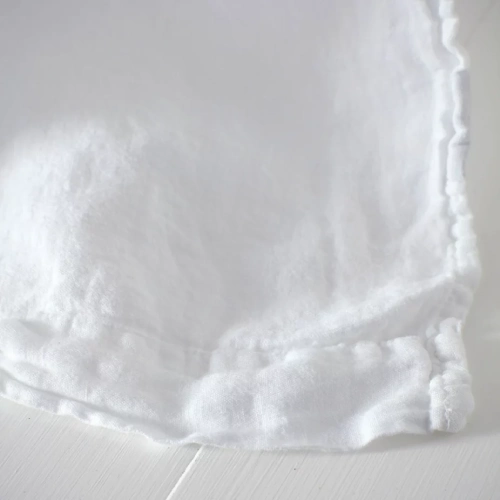 White 100% Linen Loop Top Curtain White 100% Linen Loop Top Curtains