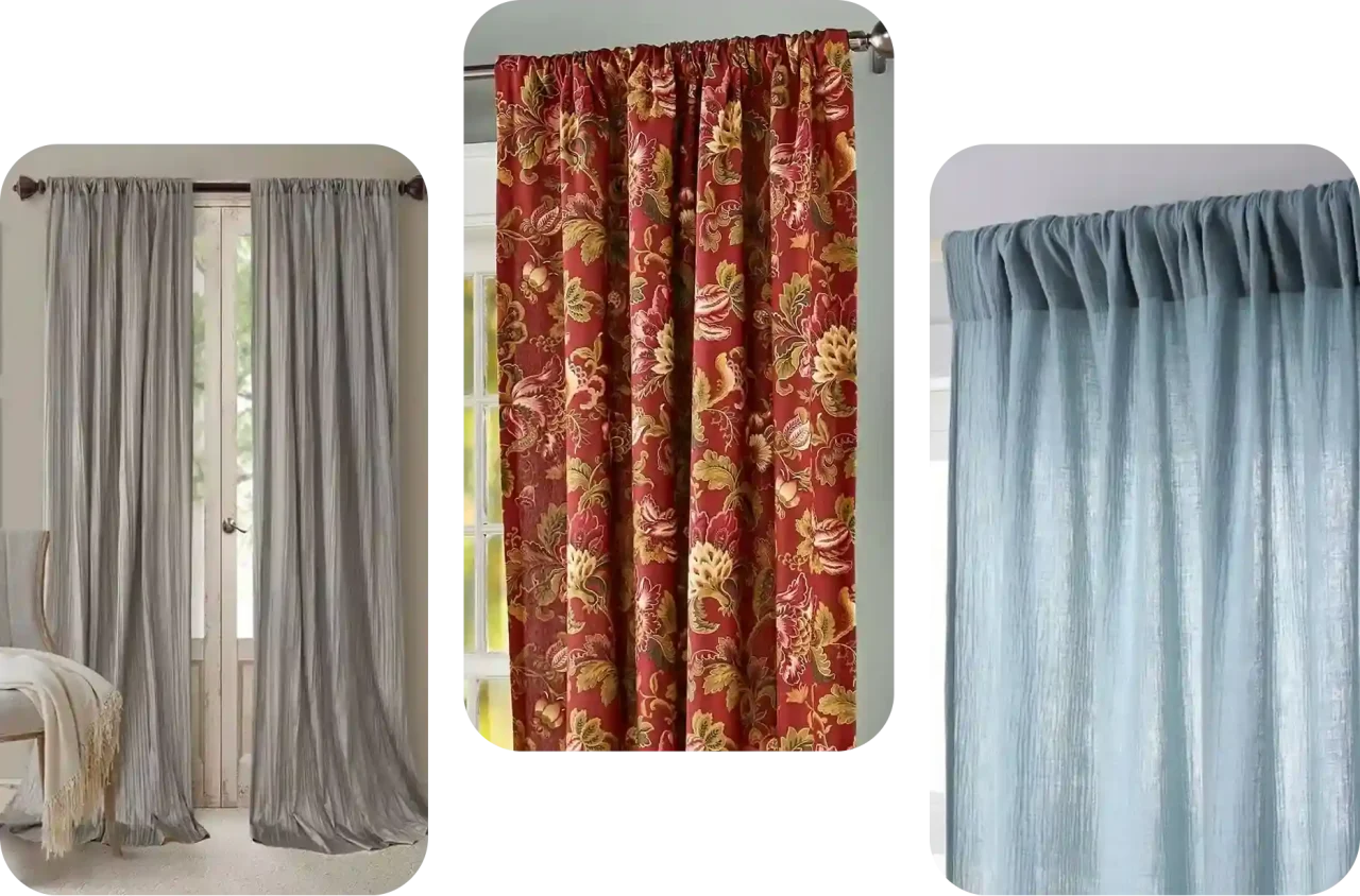 rod pocket curtains Dubai