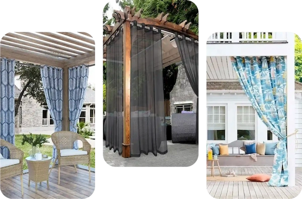 Outdoor curtain Dubai